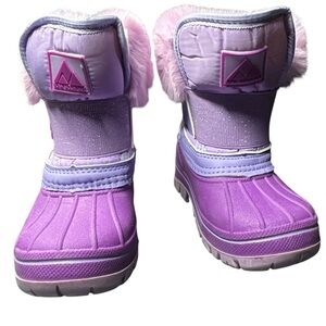 Nova Mountain Little Kid Light Purple Winter Boots Size 6